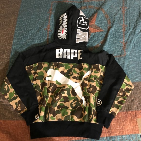 BAPE X Puma ABC Camo Shark Hoodie - Picture 5 of 10